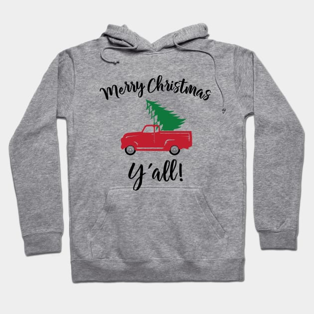 Merry Christmas Yall Hoodie by teegear